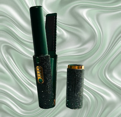 2-in-1 Draadloze Glitter Stijl & Krultang